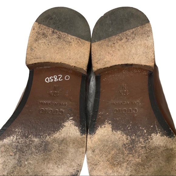 DE LA RENTIS Oxfords Brown Italian Artisan Made - Picture 10 of 12